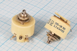 Переменные резисторы ППБ3Б 47ОМ