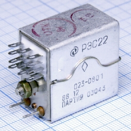 Реле РЭС22 0801